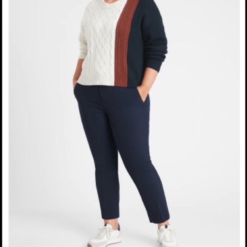 Banana Republic Avery Navy Pants